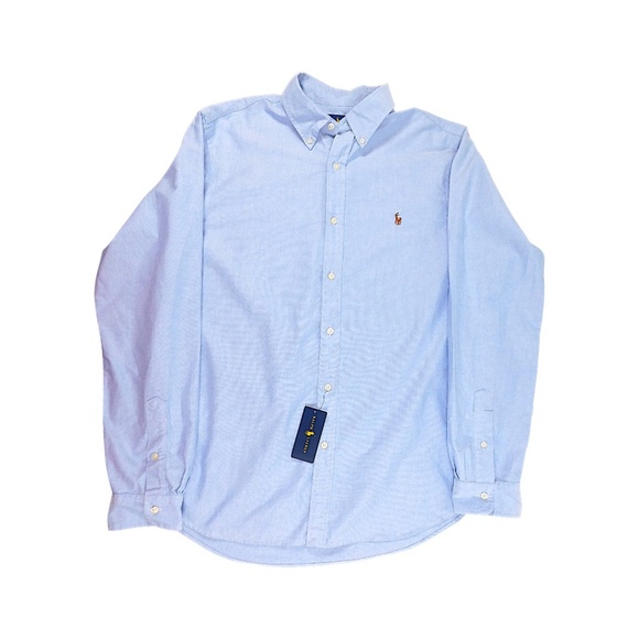Ralph Lauren Men’s Button-Down Oxford Shirt Blue XL NWT - Picture 4 of 13